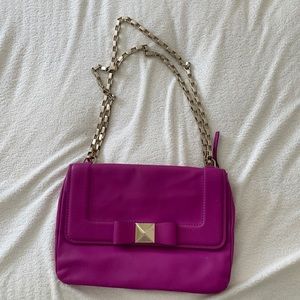 Kate spade small clutch. Gold straps convertible